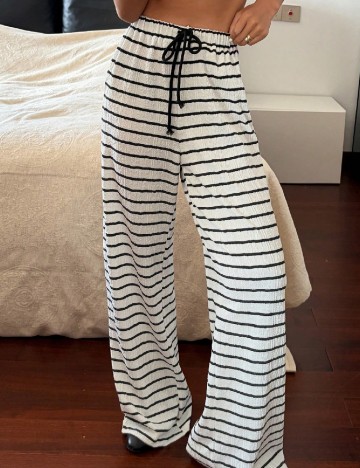 Pantaloni Dazy, alb