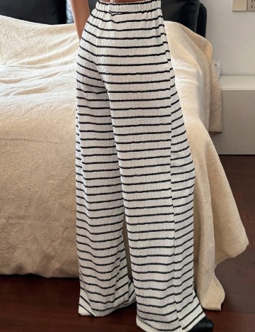 Pantaloni Dazy, alb
