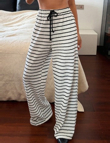 Pantaloni Dazy, alb