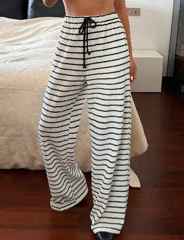 Pantaloni Dazy, alb