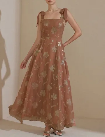 Rochie lunga SHEIN, maro