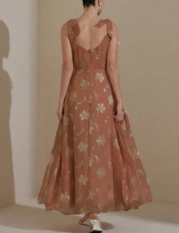 Rochie lunga SHEIN, maro