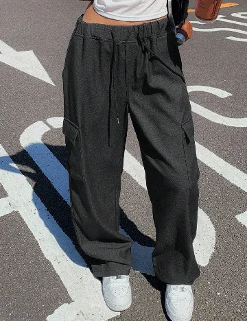 Pantaloni Dazy, negru
