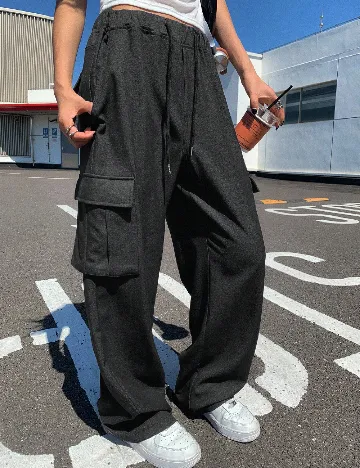 Pantaloni Dazy, negru