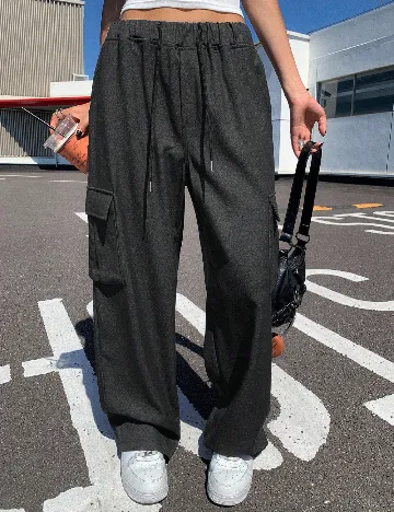 Pantaloni Dazy, negru