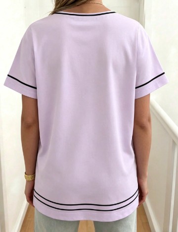 Tricou SHEIN CURVE, mov