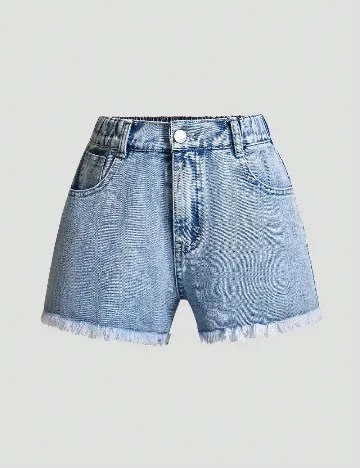 Pantaloni scurti Shein Kids, albastru