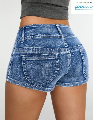 Pantaloni scurti SHEIN, albastru