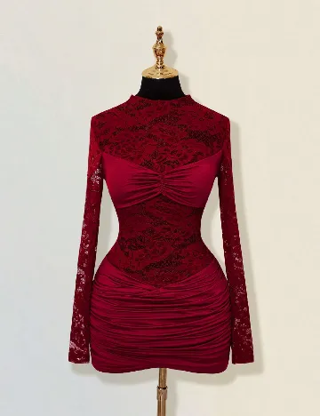 Rochie scurta SHEIN, visiniu