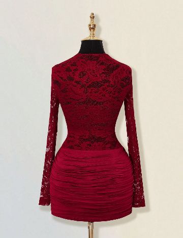 Rochie scurta SHEIN, visiniu