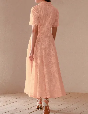 Rochie lunga MOTF, roz