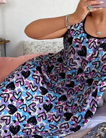 Rochie de noapte SHEIN CURVE, mix culori