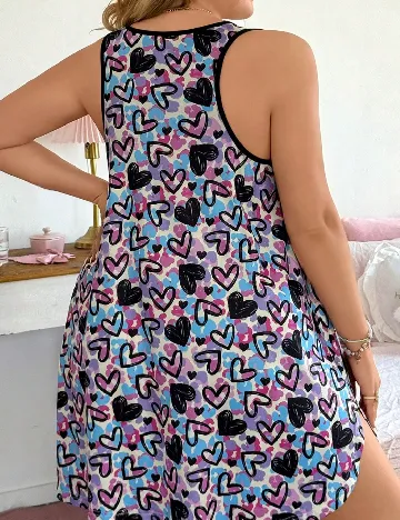 Rochie de noapte SHEIN CURVE, mix culori