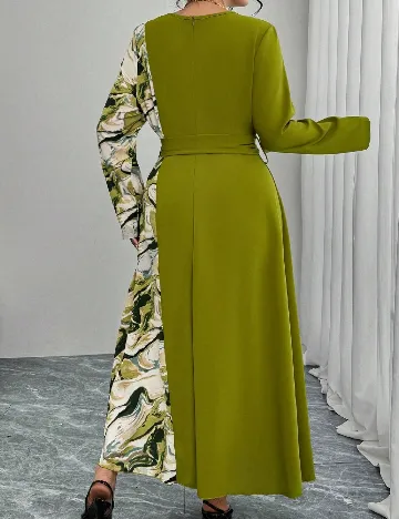 Rochie lunga SHEIN CURVE, verde