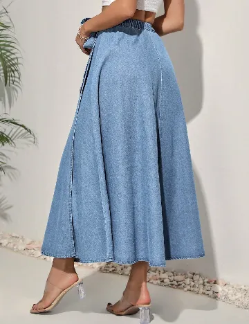 Fusta SHEIN, bleu