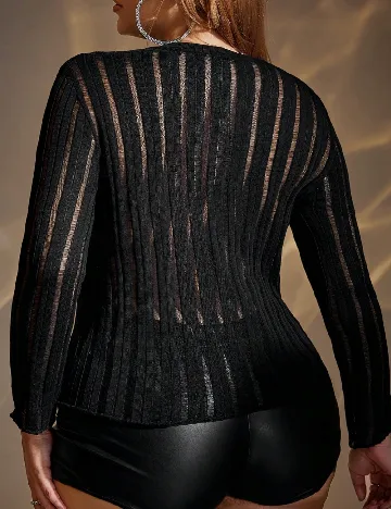 Bluza SHEIN CURVE, negru