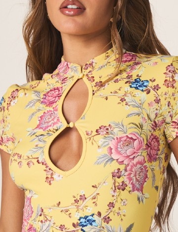 Rochie scurta Missguided, galben