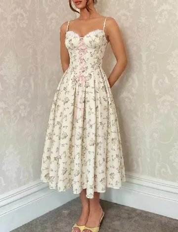 Rochie scurta SHEIN, ecru