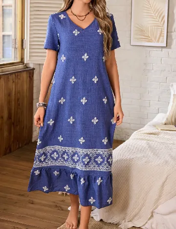 Rochie medie SHEIN, bleumarin