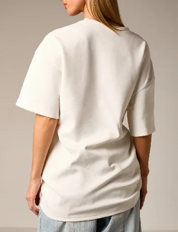 Tricou Oversize AiiRZ, alb