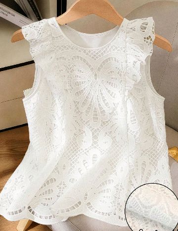 Top SHEIN CURVE, alb