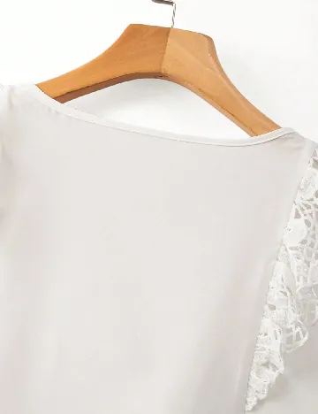 Top SHEIN CURVE, alb