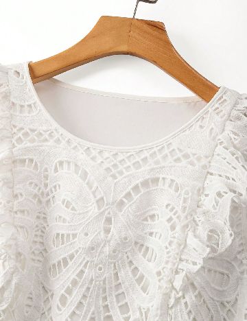 Top SHEIN CURVE, alb