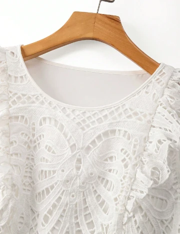 Top SHEIN CURVE, alb
