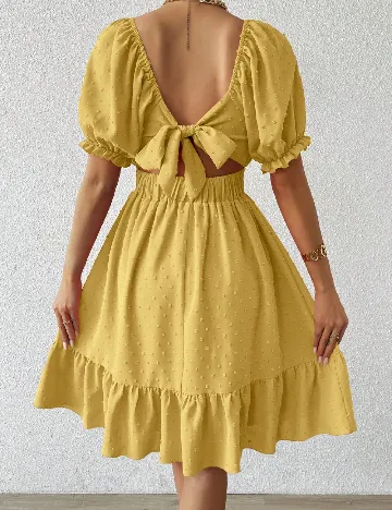 Rochie scurta SHEIN CURVE, galben