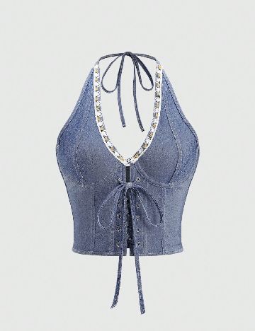 Top SHEIN, albastru