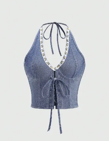 Top SHEIN, albastru