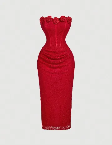 Rochie medie SHEIN, rosu