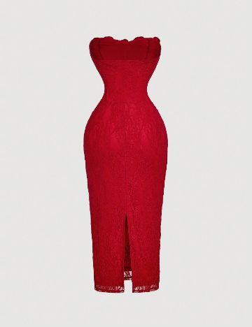 Rochie medie SHEIN, rosu