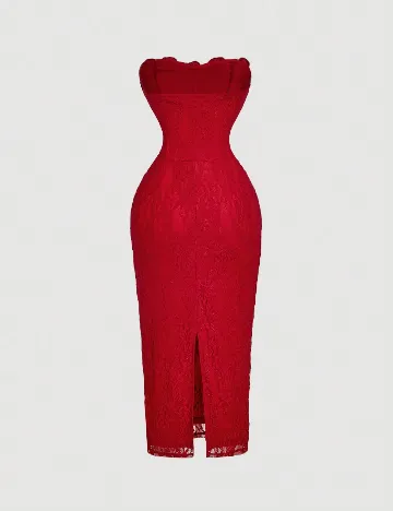 Rochie medie SHEIN, rosu
