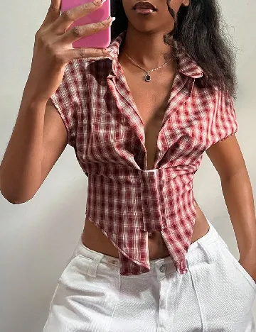 Top SHEIN, rosu