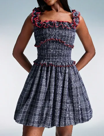 Rochie scurta SHEIN, bleumarin