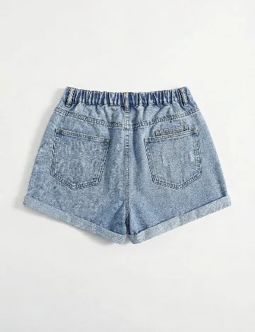 Pantaloni scurti SHEIN CURVE, albastru