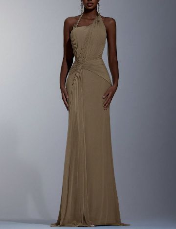 Rochie lunga SHEIN, maro