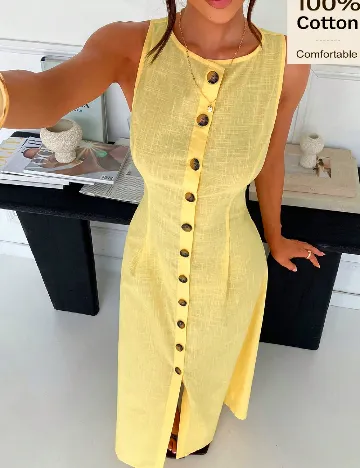 Rochie lunga SHEIN, galben