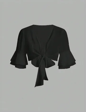 Top SHEIN, negru