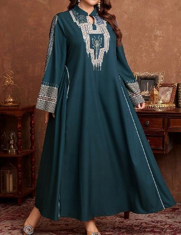 Rochie lunga SHEIN CURVE, verde