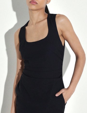 Rochie medie KSTM, negru