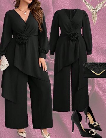 Compleu SHEIN CURVE, negru