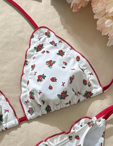 Costum de baie SHEIN, alb