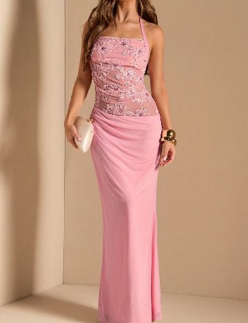 Rochie lunga SHEIN, roz