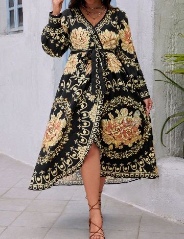 Rochie medie SHEIN CURVE, mix culori