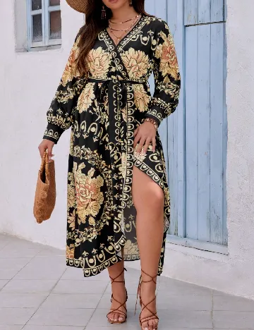 Rochie medie SHEIN CURVE, mix culori