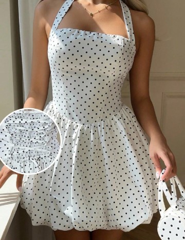 Rochie scurta SHEIN, alb