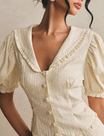 Rochie scurta SHEIN, bej