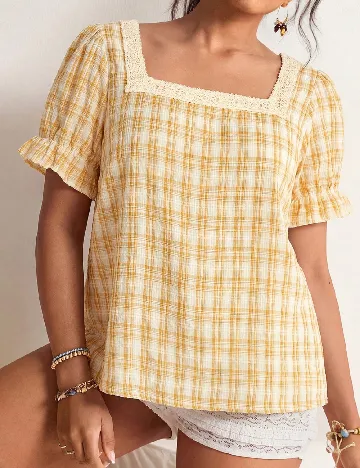 Bluza SHEIN CURVE, galben